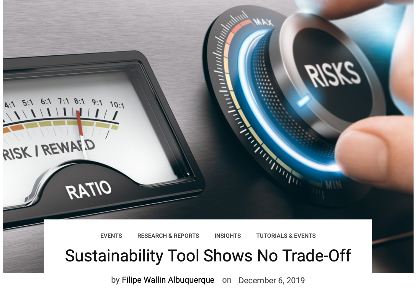Sustainability Tool Shows No Trade-Off